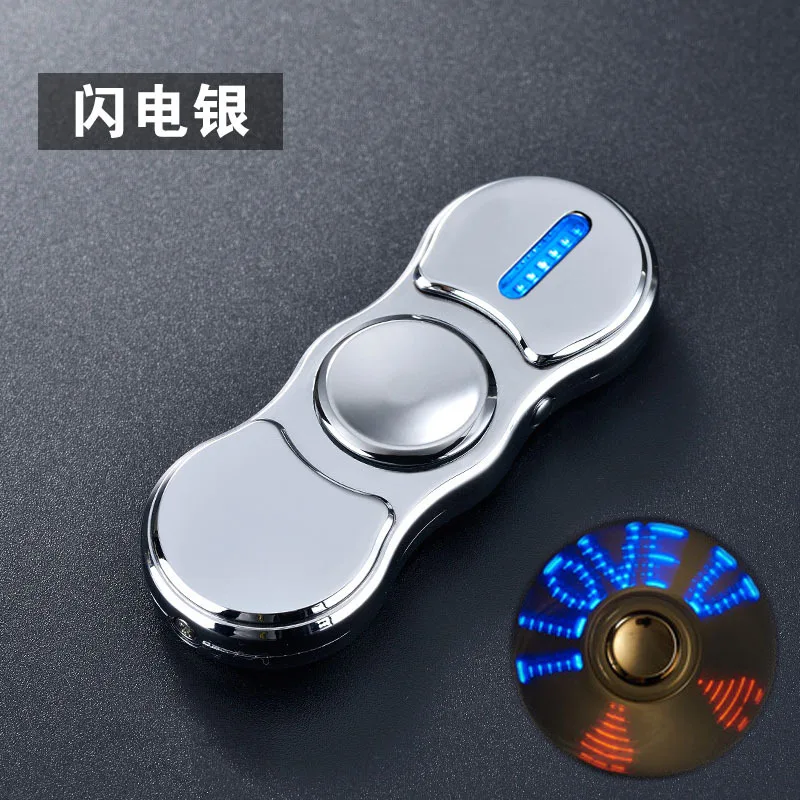 Usb зажигалка с пальцевым наконечником Гироскопическая заряжающая креативная