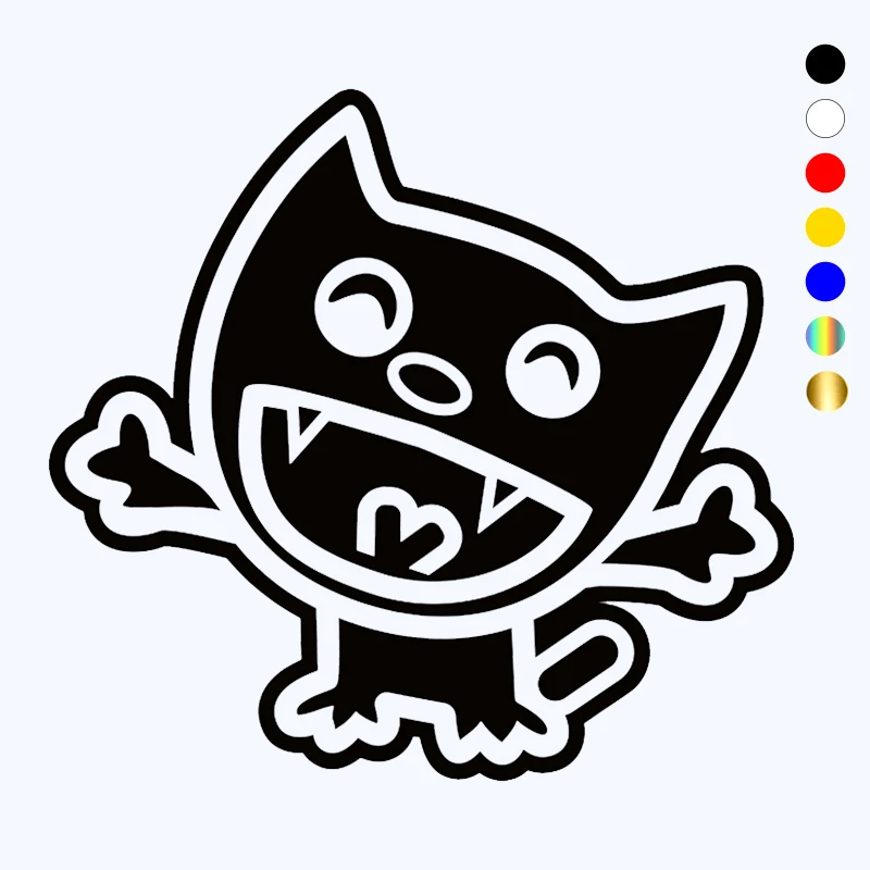 

CK20028# Vinyl Decal Cheerful kitten Car Sticker Waterproof Car Styling Decor on Motorcyle Truck Bumper Rear Window