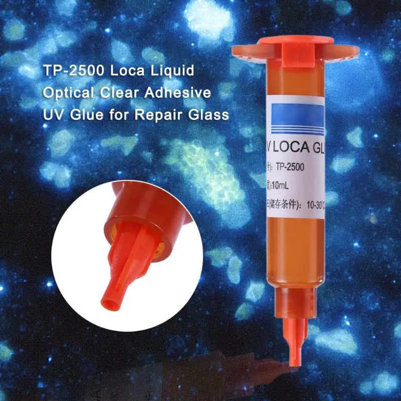 TP-2500 Loca УФ клей жидкий оптический прозрачный клей УФ клей для ремонта стекла для samsung iPhone ремонт мобильного телефона сенсорный экран