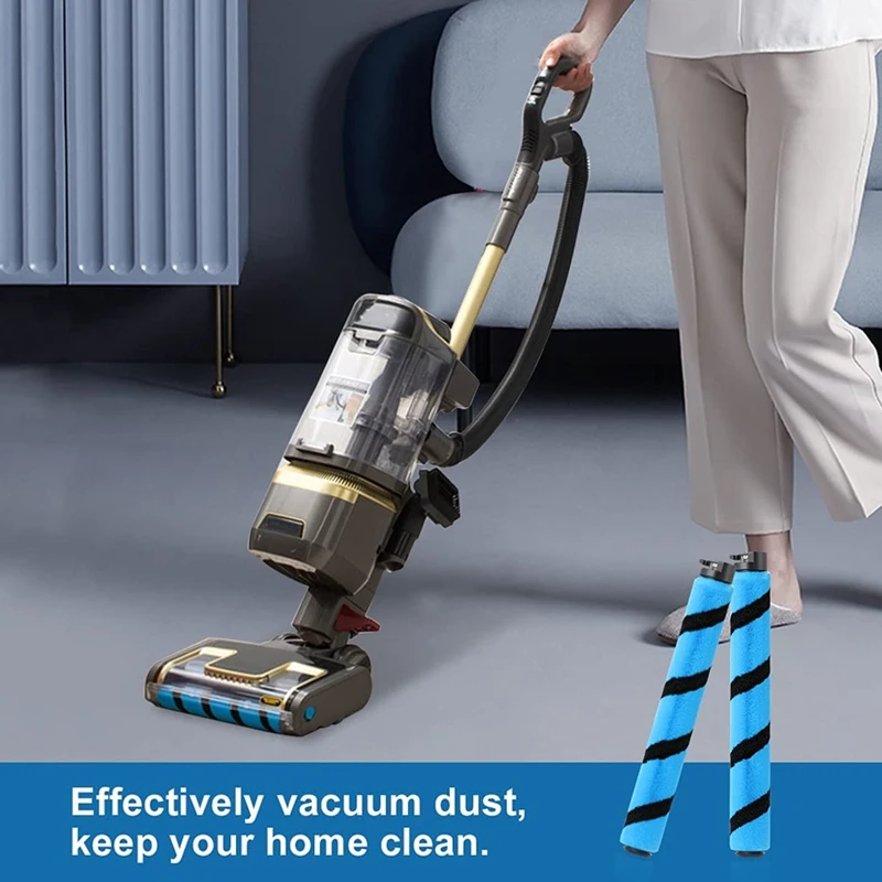 

2PCS Plush Brush Main Brush Floor Brush Vacuum Cleaner Accessories Suitable for Shark AZ2000 LA500 LZ500