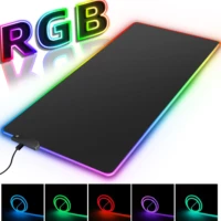 led light gaming mouse pad rgb large computer mousepad gamer carpet waterproof mause pads desk play mat with backlit