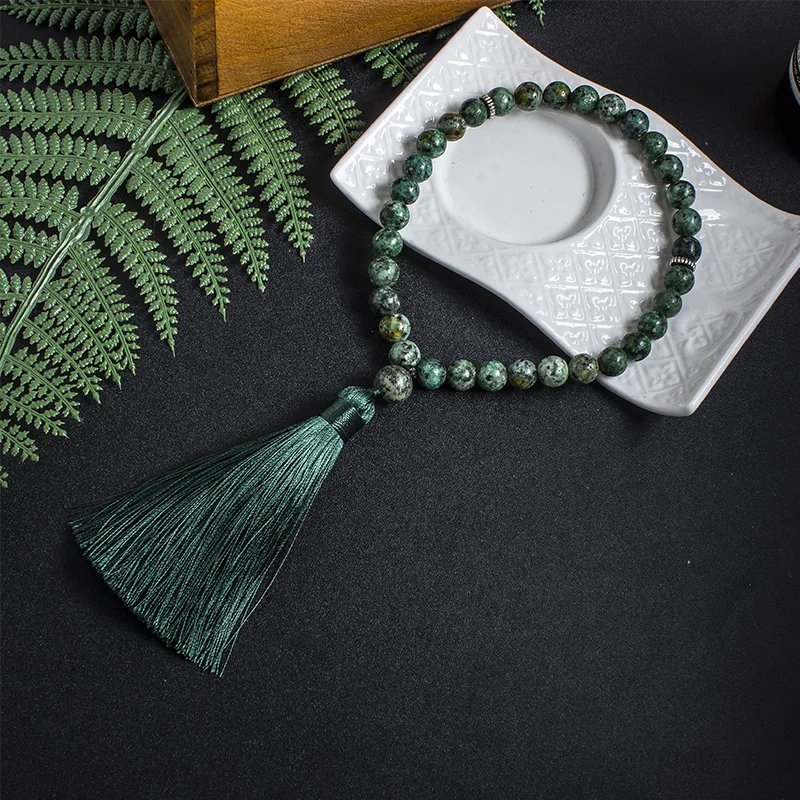 Браслет из бусин в африканском стиле унисекс украшение виде Розария с