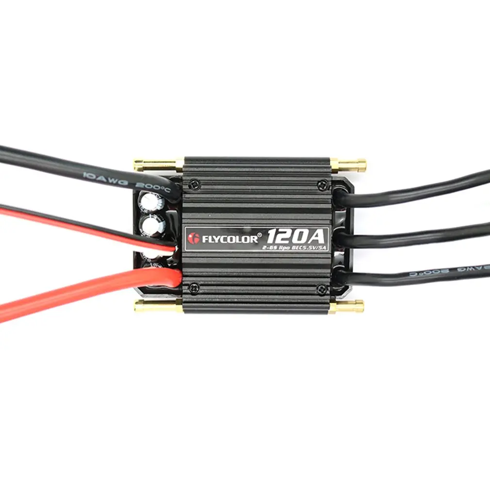 Flycolor 50A 70A 90A 120A 150A бесщеточный ESC 2-6S RC лодки водонепроницаемые с BEC/система