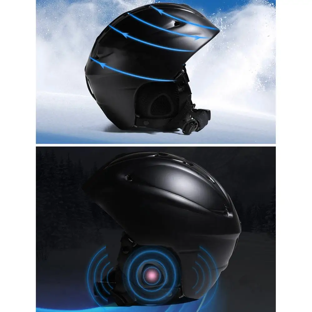 Интегрированный лыжный шлем для взрослых и детей безопасный Зимний скейтборда