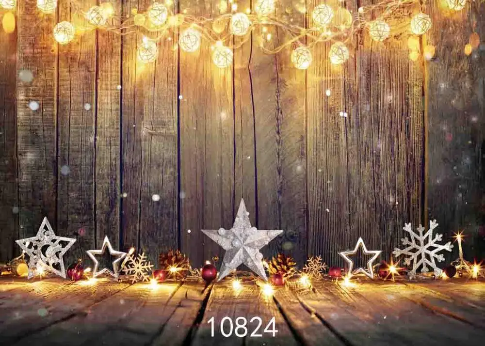 

SHENGYONGBAO Art Fabric Photography Backdrops Prop Christmas day Christmas Tree Photo Studio Background ST-1333
