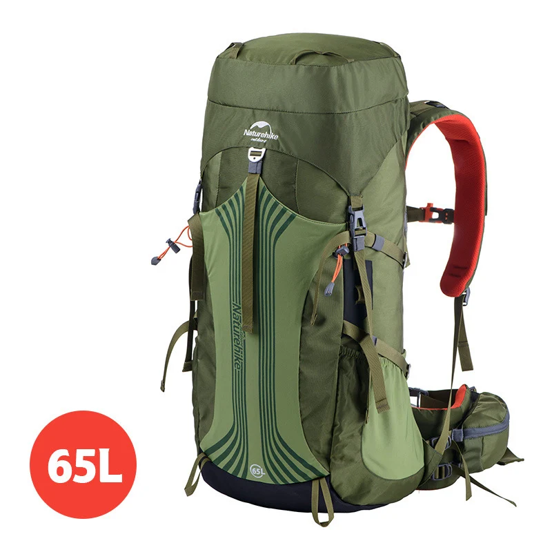 65L Army Green Naturehike NH16Y020-Q 55L 65L внутренняя рама рюкзаки пакет для треккинга кемпинга туризма путешествия альпинизма путешествия Expedition - Цвет: 65L Army Green