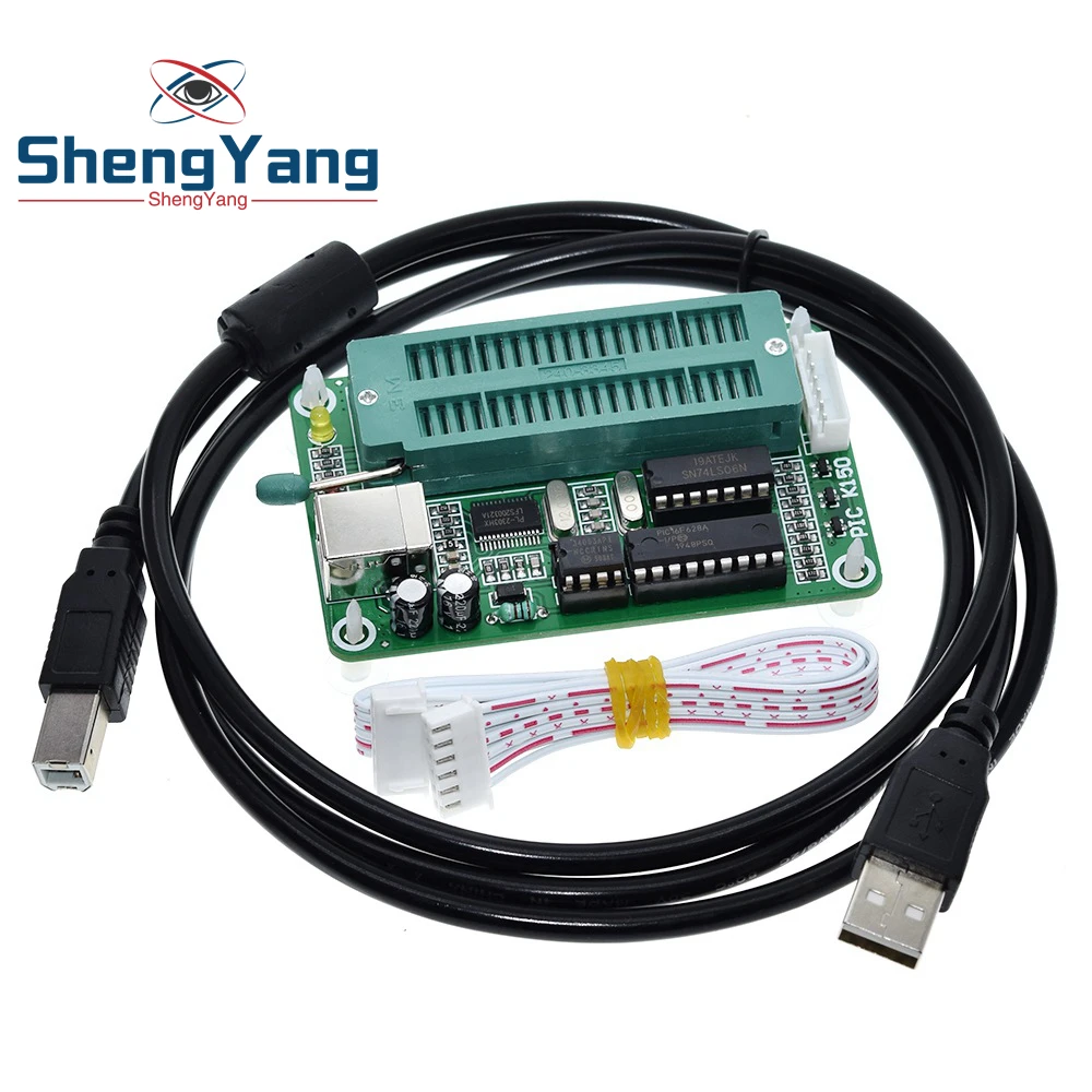 Микроконтроллер ShengYang PIC, автоматический программатор USB K150 + кабель ICSP, 1 комплект