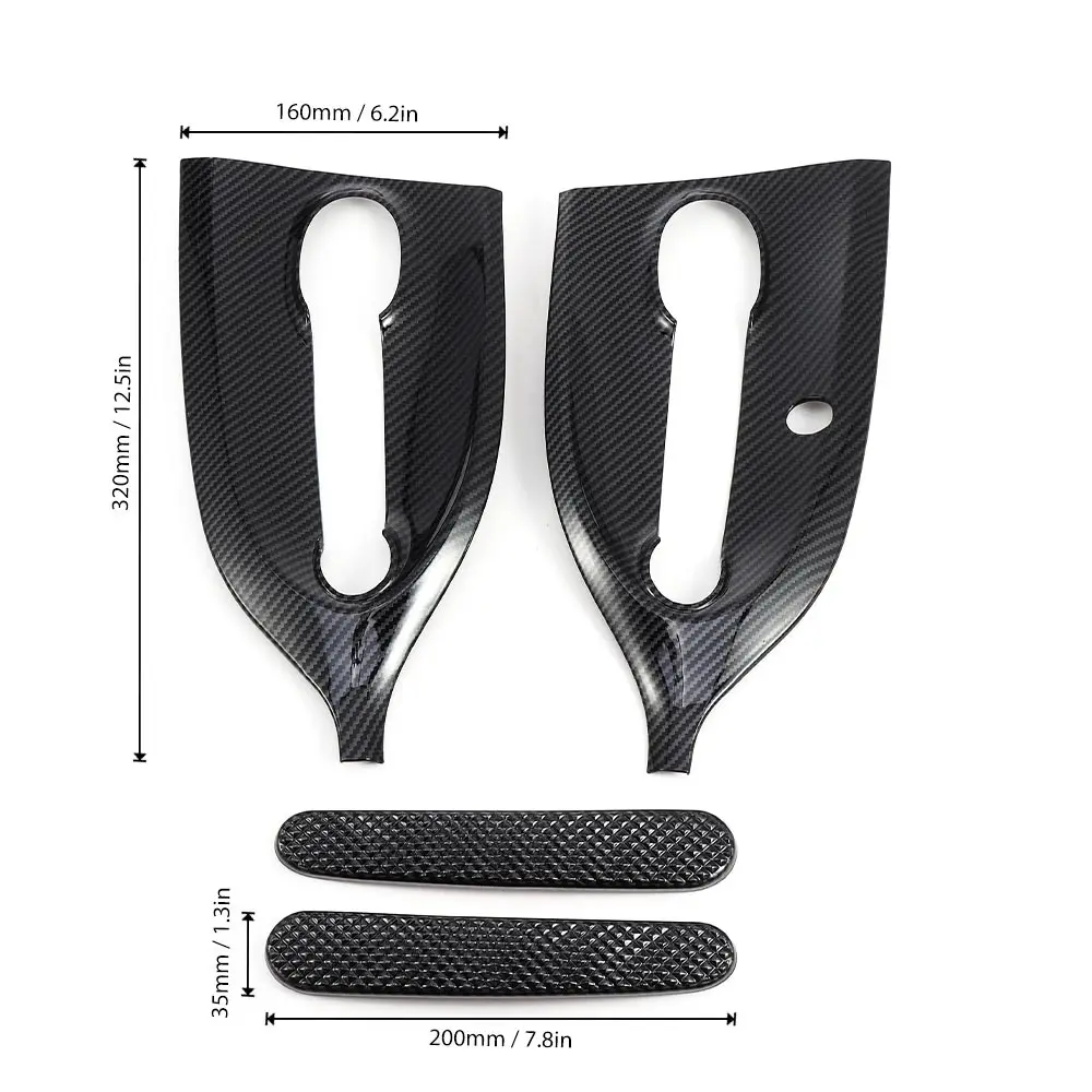 

Outer Door Handle Bowl Cover For Smart 453 fortwo 2015-2019 Handle Trim Car Decoration Car Styling