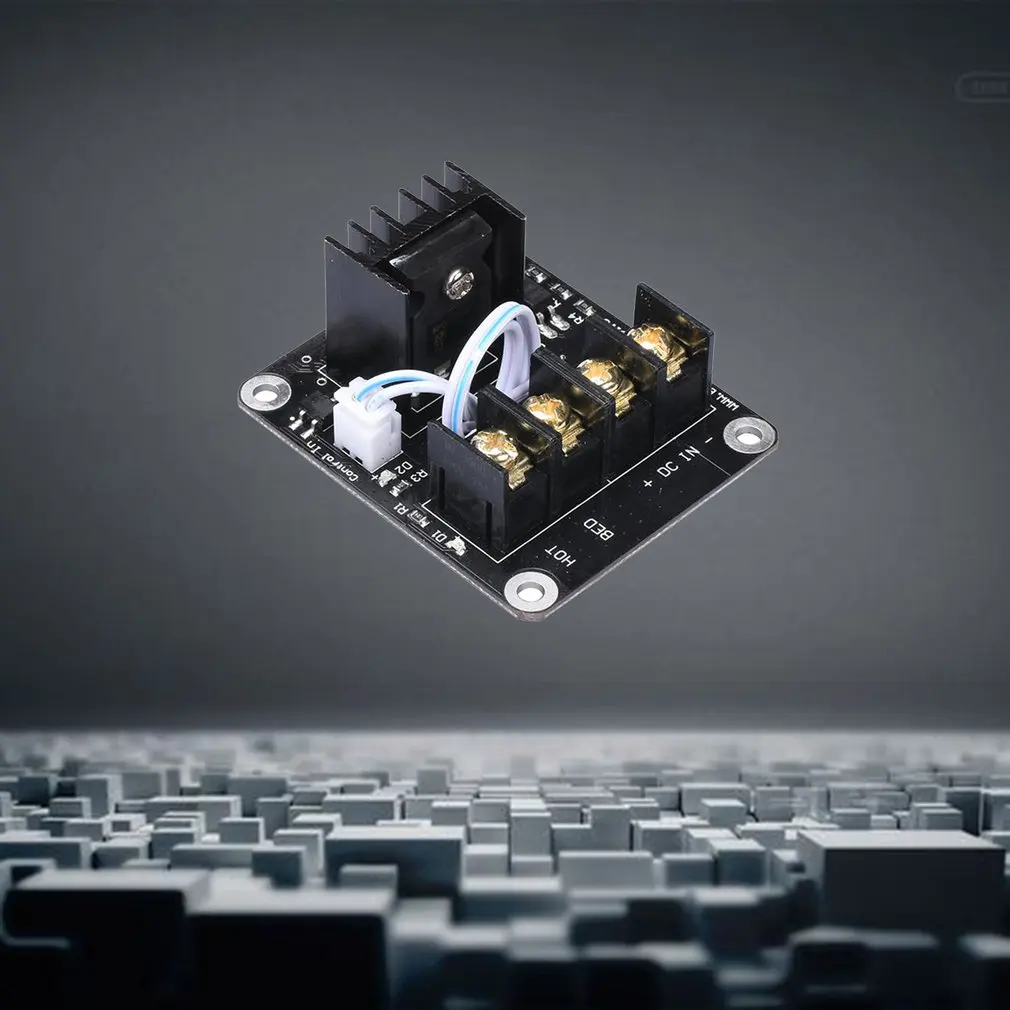 2pin 3D Горячая кровать принтер модуль питания/фокус MOSFET Модуль расширения свинца с