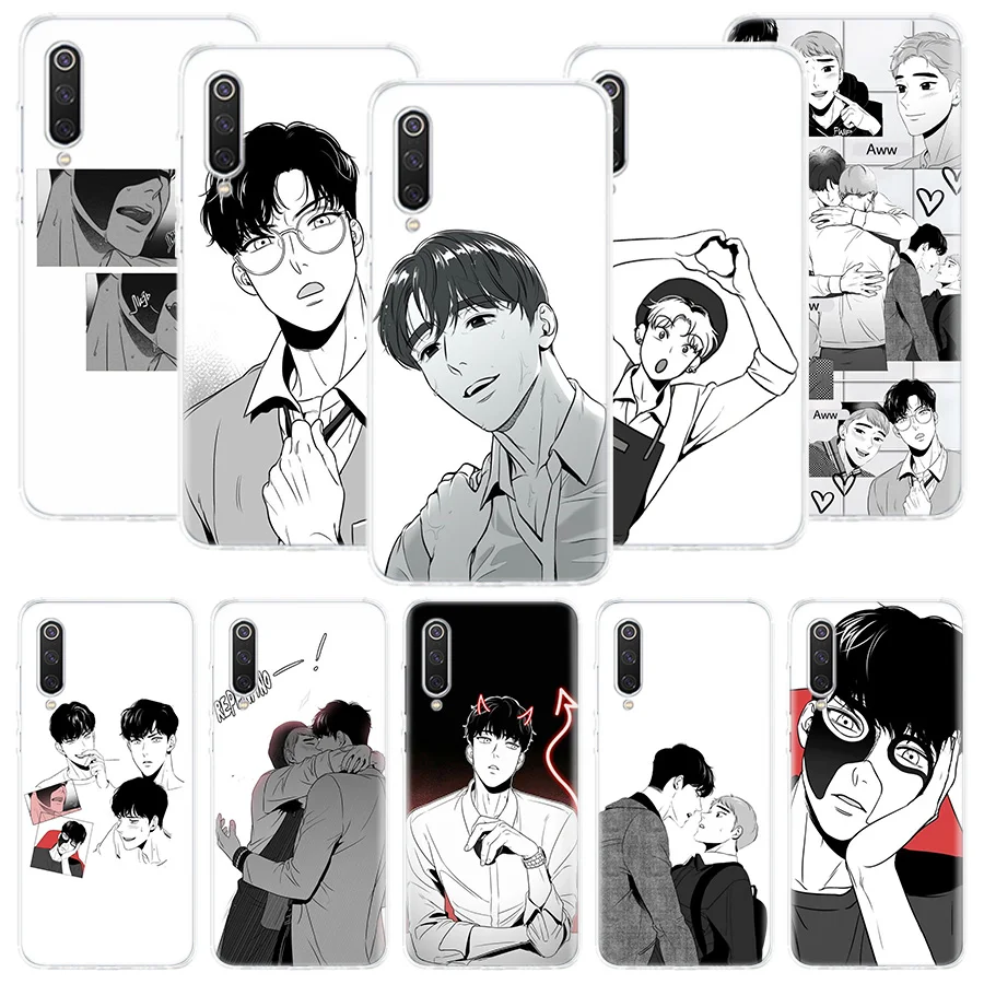 gay man anime comics phone case for xiaomi redmi note 10 9 8 11 pro 11t 11s 10s 9s 9a 9c 9t 8t 8a 7 7a 5 art pattern cover coque free global shipping