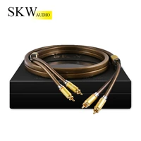 skw audio cable 2rca to 2rca 6n occ coaxial 1m1 5m2m3m5m for home theater amplifier dvd tv cd soundbox