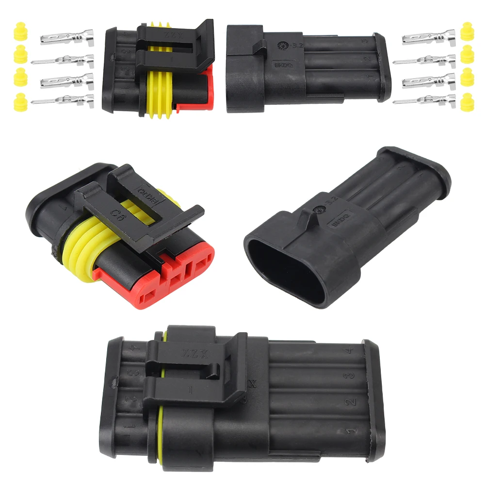 Комплект разъемов для электрического провода автомобильная уплотнительная