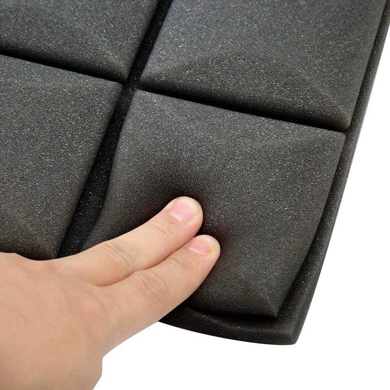 6 шт. Звукопоглощающая хлопчатобумажная пенный гриб Форма Звукоизоляционная