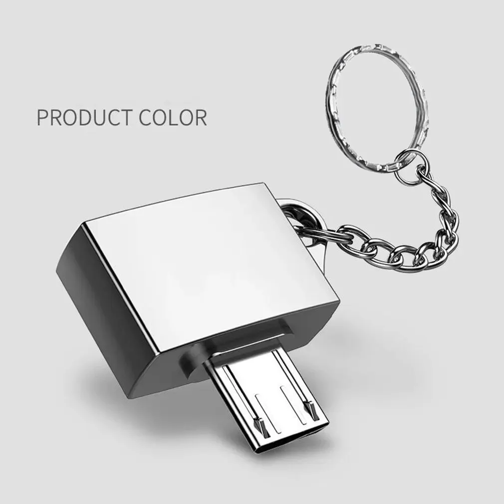 Ультрапортативный металлический адаптер Type-C/Micro USB к 2 0 OTG для устройства Android с