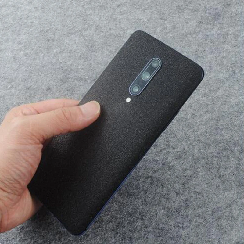 Черная защитная пленка на заднюю крышку тонкая для Oneplus 7Pro 7T 7tPro декоративная