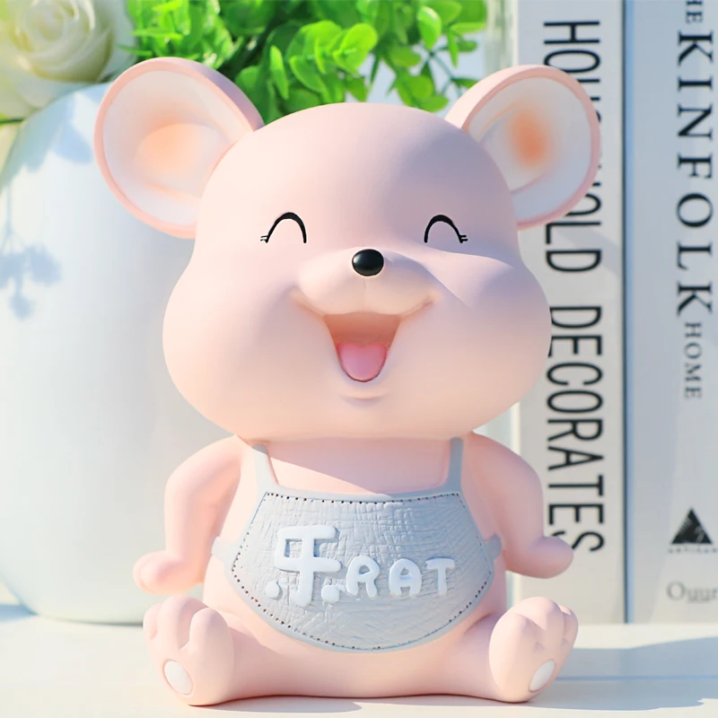 Сейф мышь копилка счетчик подарок на день рождения милый детский мультфильм