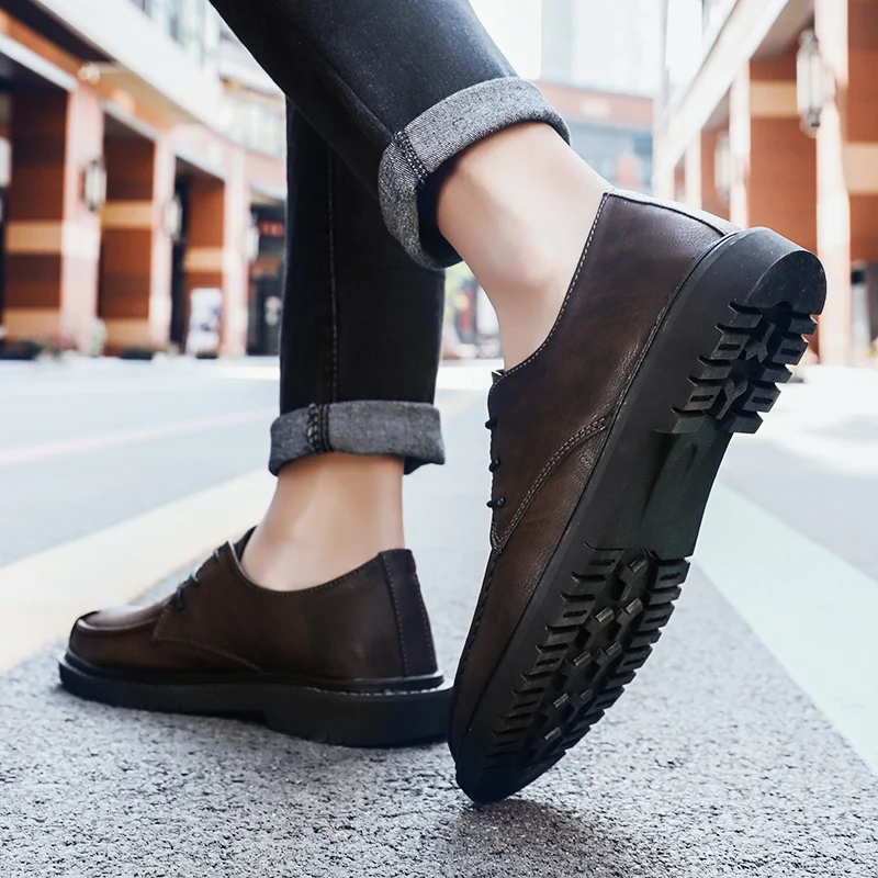 

Men Casual Shoes Leather Sneaker Man Casual Shoe Leather Shoes Men Zapatos Casuales Para Hombre De Cuero Spring