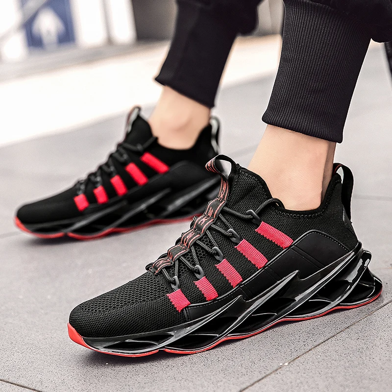 

Plus Size 45 Men's Sneakers Casual Shoes for Men Air Mesh Breathable High Quality Lace-up Shoes Male Footwear Zapatillas Hombre