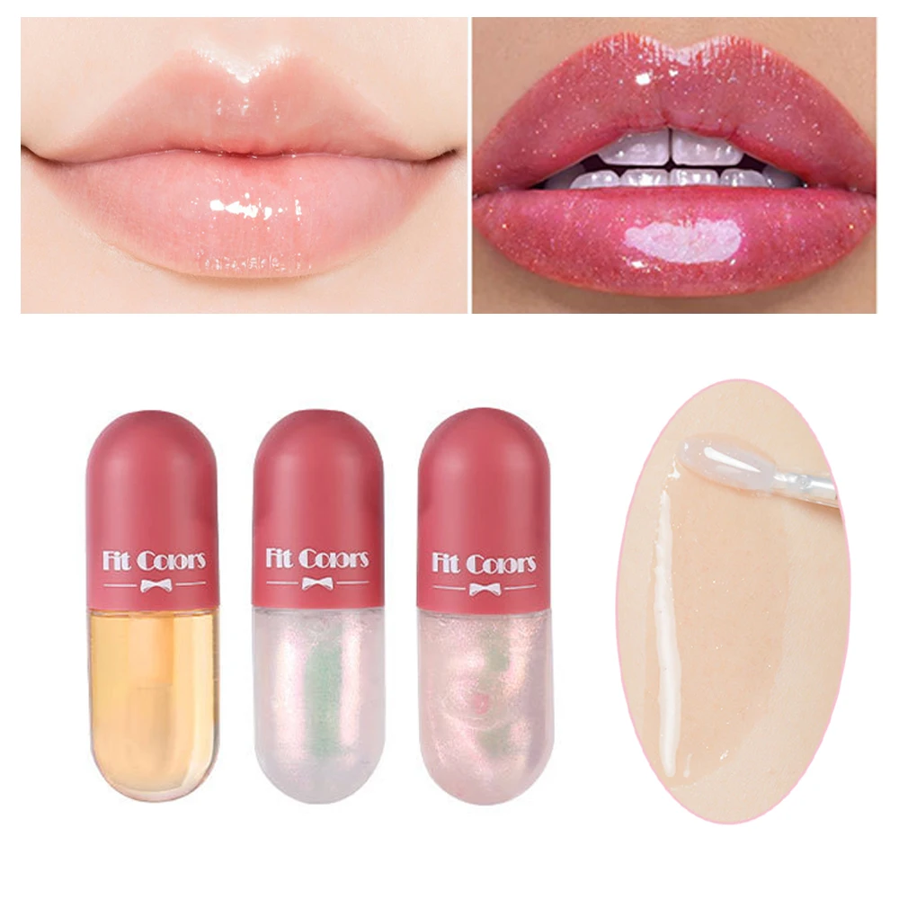 

Makeup Mini Transparent Moisturizing Lip Gloss Color-changing Oil Lip Plumper Liquid Lipstick