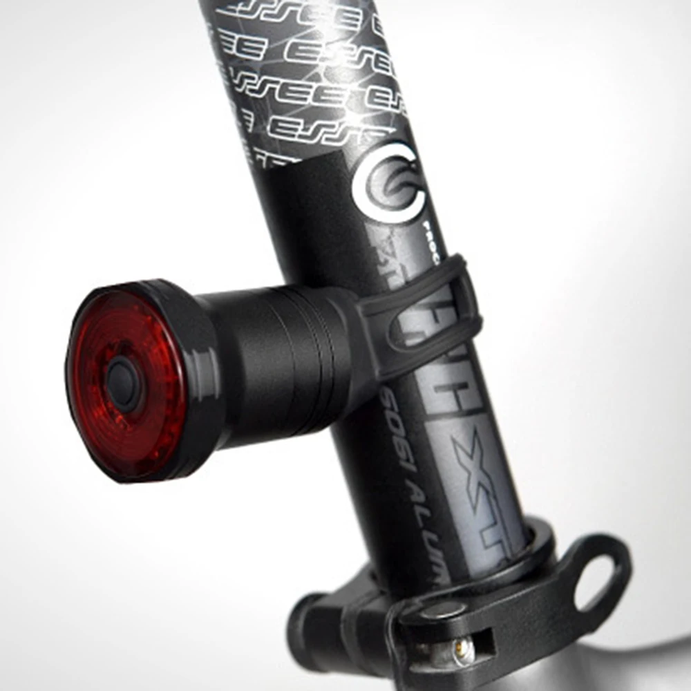 

Smart Bicycle Tail Rear Light Auto Start Stop Brake IPX6 Waterproof USB Charge Cycling Tail Taillight Bike LED Lights