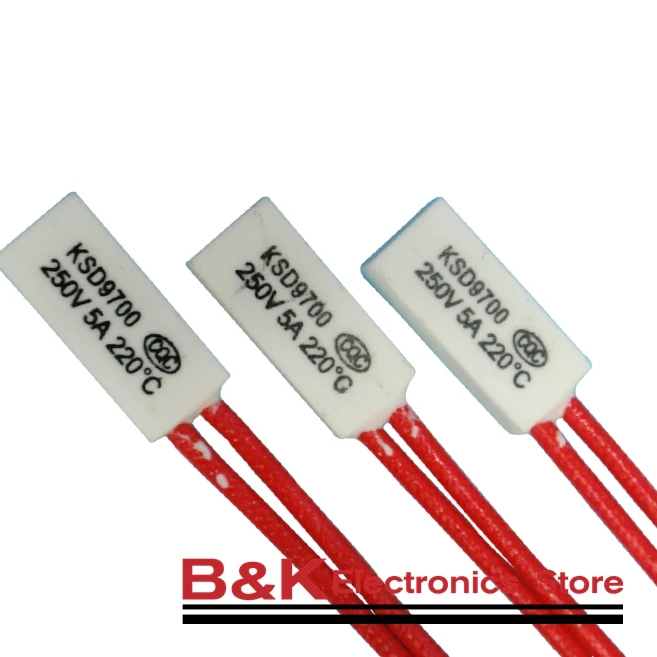 Термостат KSD9700 160c 170c 180c 190c 200c 210c 220c 240c биметаллический дисковый переключатель