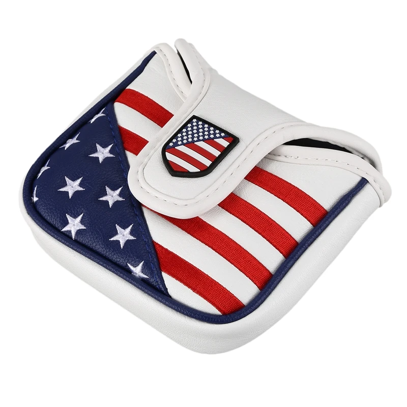 

PU Golf Mallet Putter Covers Headcover Synthetic Leather Waterproof Grip Protect Headcover Putter Cover Headcover for Blade Head