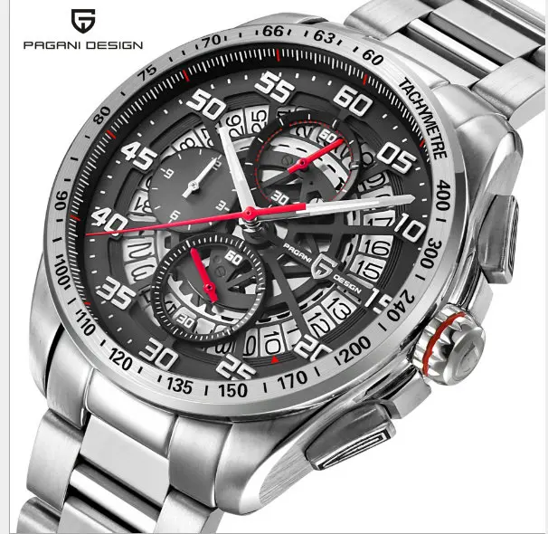 PAGANI дизайнерские Роскошные Брендовые мужские наручные часы с кожаным ремешком 30