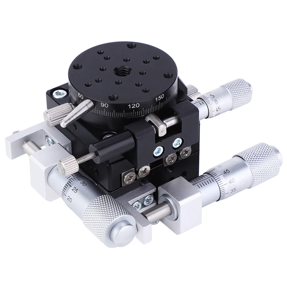 LSP40 LM XYR 3 х осный фрезерный платформа φ40mm ручная линейная стадия тюнинг форматно