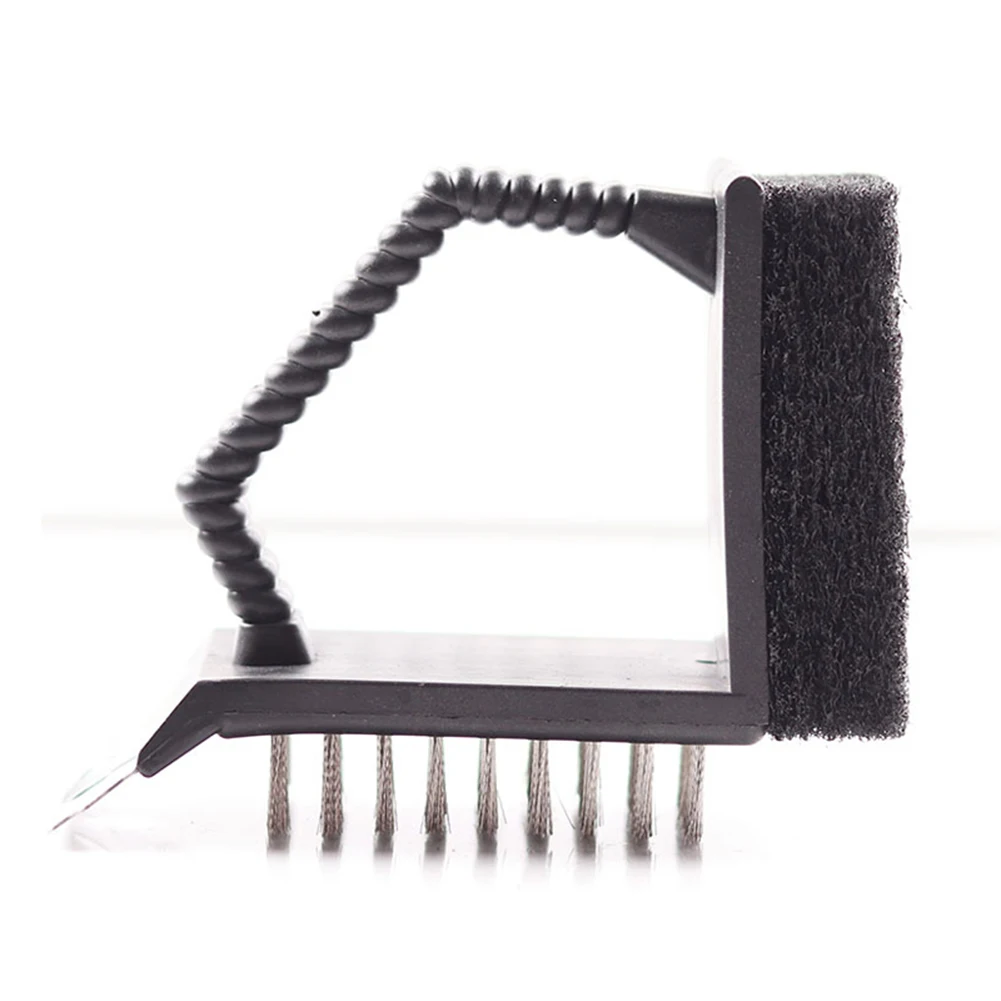 3 в 1 для чистки Гриля и барбекю многофункциональная Чистящая щетка инструмент