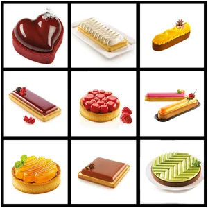 Форма для выпечки SHENHONG, для пирога, десертная форма, силиконовая форма для торта, для выпечки муссов украшения тарталетки