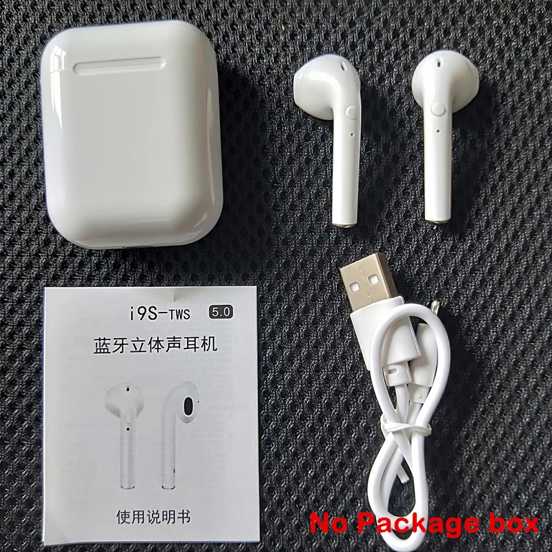 I9s Tws наушники беспроводные Bluetooth наушники мини Bluetooth наушники с микрофоном зарядная коробка Мобильная мощная Спортивная гарнитура i10 i7s