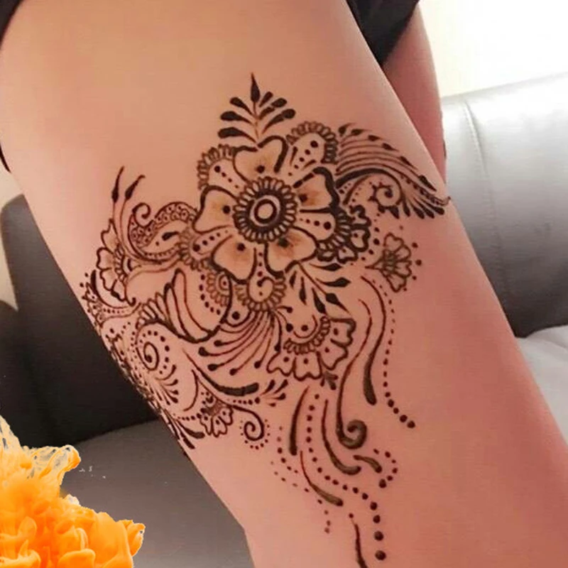 Новинка черные коричневые красные белые конусы хны паста для татуировки хной