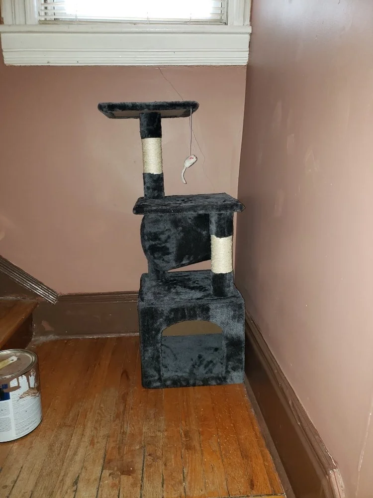 3" Deluxe Cat Tree Level, доска для царапания активности, дерево с когтеточками для котят