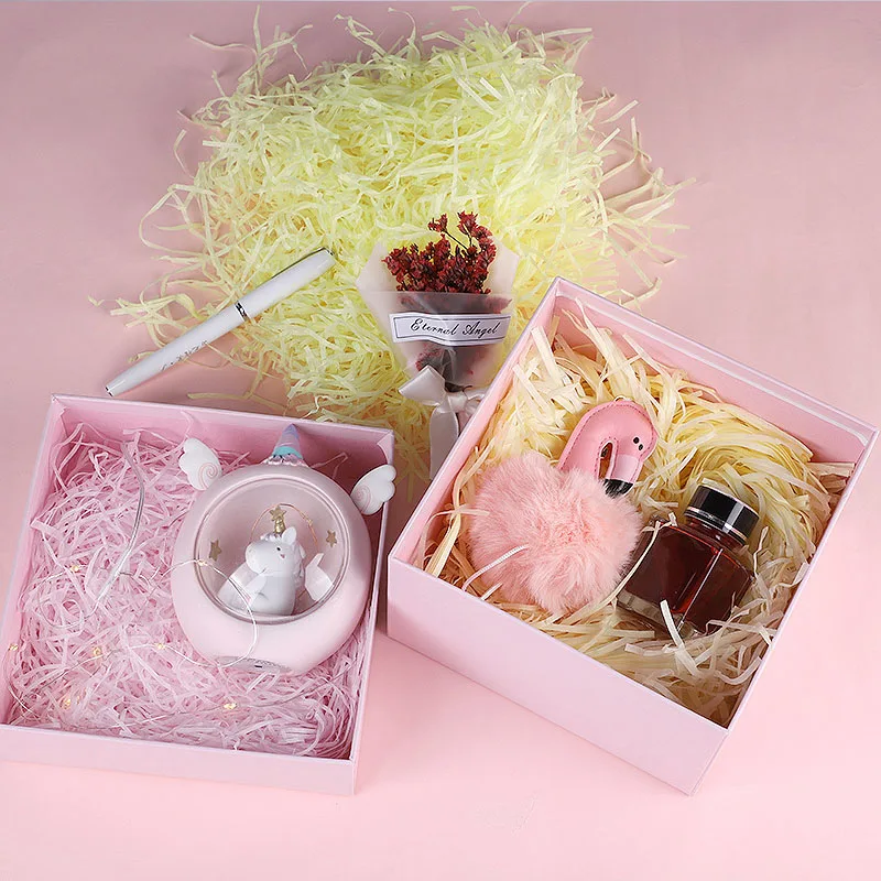 

100g Colorful Shredded Crinkle Paper Raffia Gift Box DIY Filling Material Package Wedding Birthday Party Decoration Baby Shower