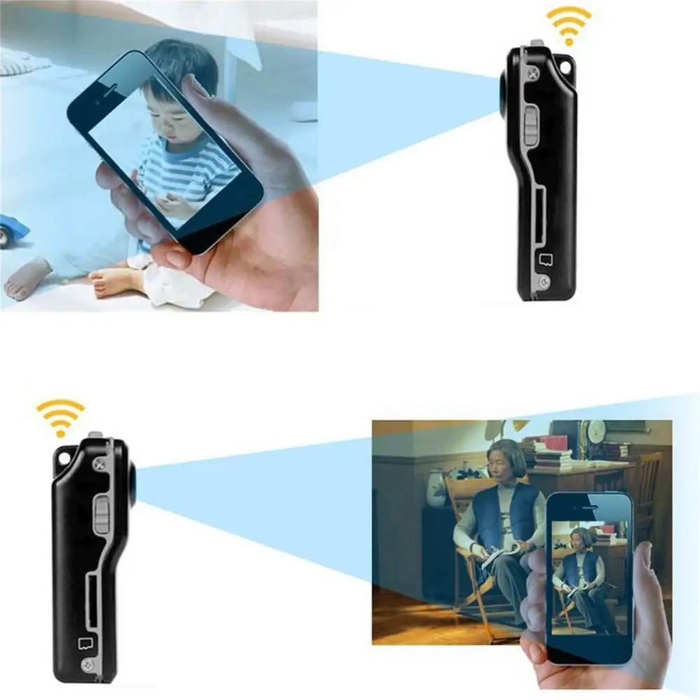 Скрытая беспроводная камера мини портативная ночного видения безопасности P2PRemote