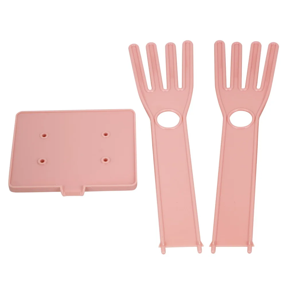 

Toilet Kitchen Rubber Gloves Rack Kitchen Accessories Gloves Stand Holder Drying Drain Rack Glove Towel Cloth Storage Rack