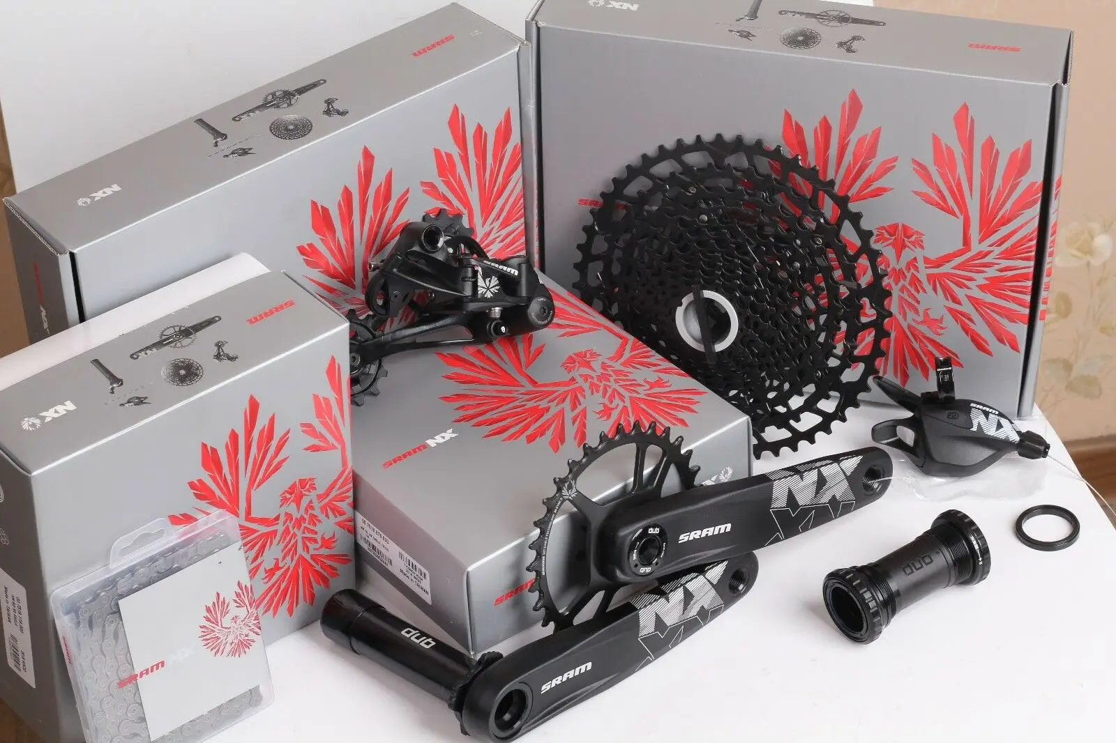 SRAM NX EAGLE dub 1x12 speed Groupset кассеты+ переключатели+ цепи+ переключатели+ Кривошип