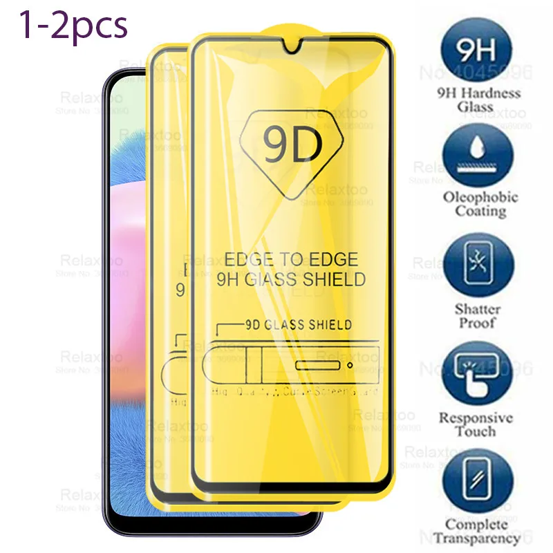 Защитное стекло для Samsung Galaxy a30s, закаленное, с полным покрытием, 1-2 шт., SM-A307F 6,4 дюйма