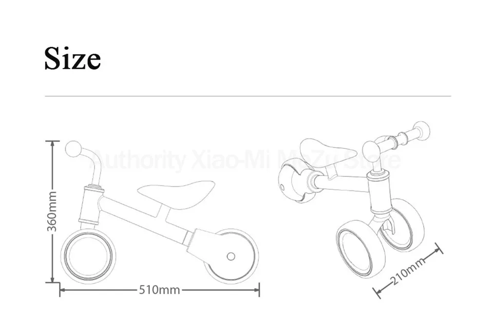 Xiaomi Kids Baby Balance Bike мальчик/девочка 1-2 лет ребенок йо-йо автомобиль без педали ходьба раздвижной велосипед езда на велосипеде на автомобиле