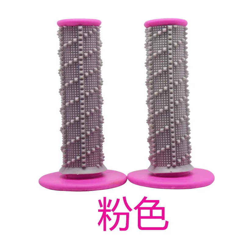 

Universal 7/8'' 22mm 3D rubber Motorcycle grips Motorbike handlebar 7 Colors for Honda Yamaha CQR250 MX6 M4 Cross-country