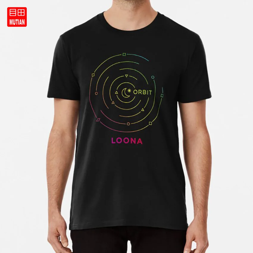 KPOP GIRLGROUP LOONA ORBIT FANDOM футболка с