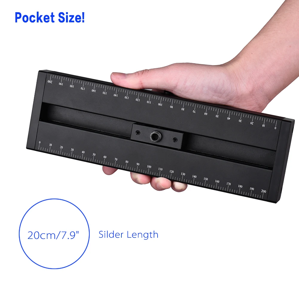 Мини 2 двухсторонней демпфирующей Камера ползунок направляющий рельс для