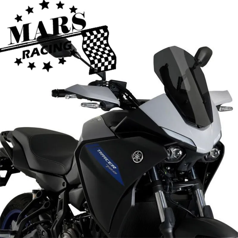 Motorcycle Touring Sports Windshield Deflector WindScreen For Yamaha MT-07 TRACER MT07 2020 2021 | Автомобили и мотоциклы
