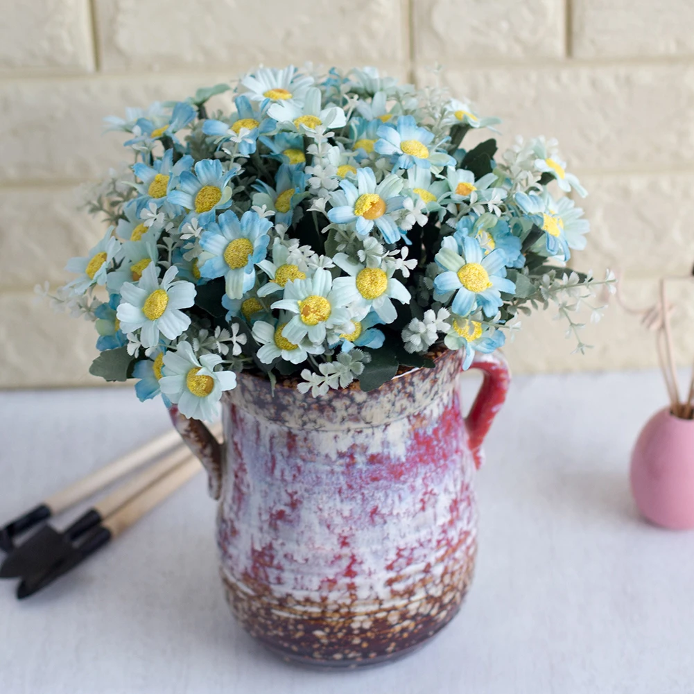 1 букет Искусственный Кореопсис пластиковый поддельный цветок космоса украшение