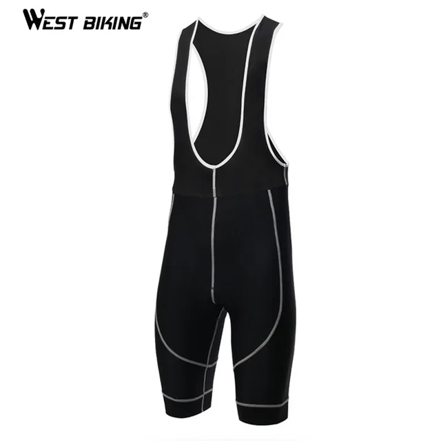 WEST BIKING Gray Cheji Велосипеды Bib Short Cheji Мужчины Верхняя одежда велосипед Велосипеды Велоспорт 3D мягкий Езда нагрудник Шорты S-3XL 3 Цвета Велотрусы - Цвет: WEST BIKING Gray