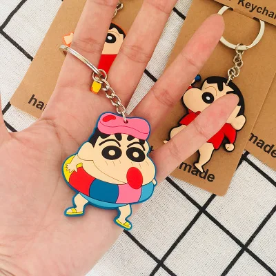 1 шт. Crayon Shin-chan аниме-брелок для ключей пвх рисунок брелок милая игрушка брелок для ключей подарки на день рождения унисекс новинка