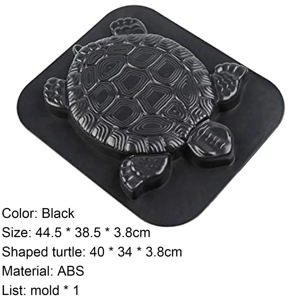 

Stone Mold Practical Non-stick ABS Turtle Tortoise Shape Making Stepping Pathway Mold for Outdoor