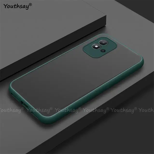 For Realme Narzo 50i Case For Realme Narzo 50i 50A 8i Cover Funda Matte Translucent Shockproof Phone Bumper For Realme Narzo 50i