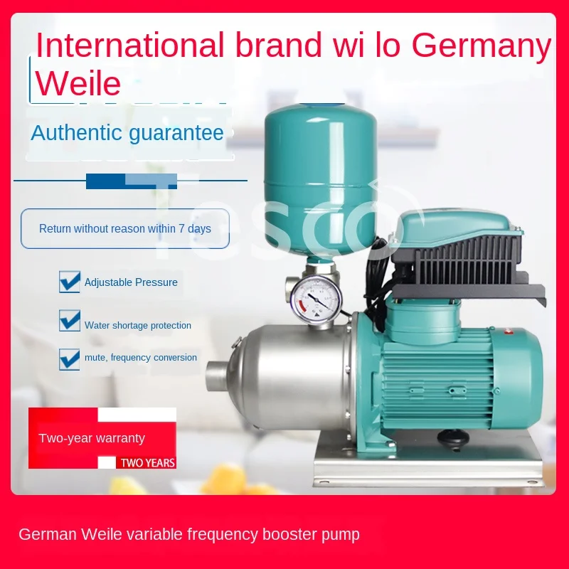 

MHI404 переменной частоты бустерный насос домашний бесшумный villa Автоматический водяной насос из нержавеющей стали