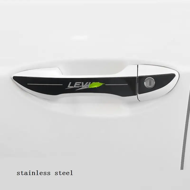 Хромированная Автомобильная дверная ручка внешние части яркие блестки наклейка